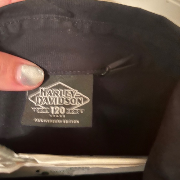 Harley-Davidson 120th Anniversary Black and Orange Shirt - Picture 4 of 4